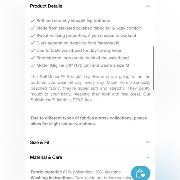 Oner Active Straight Leg SoftMotion Alpine Green Small Short - Picture 8 of 9